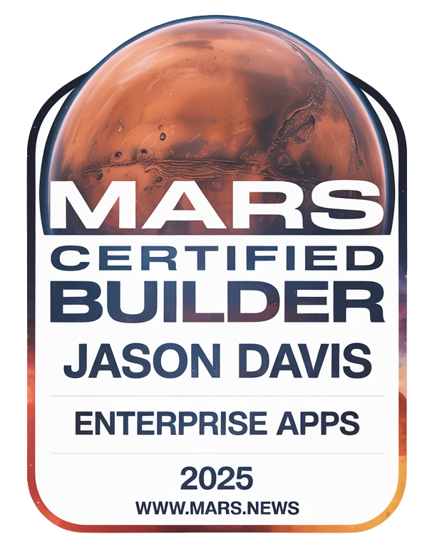 Mars Certified Builder Badge